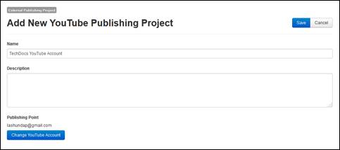 YouTubePublishingProject